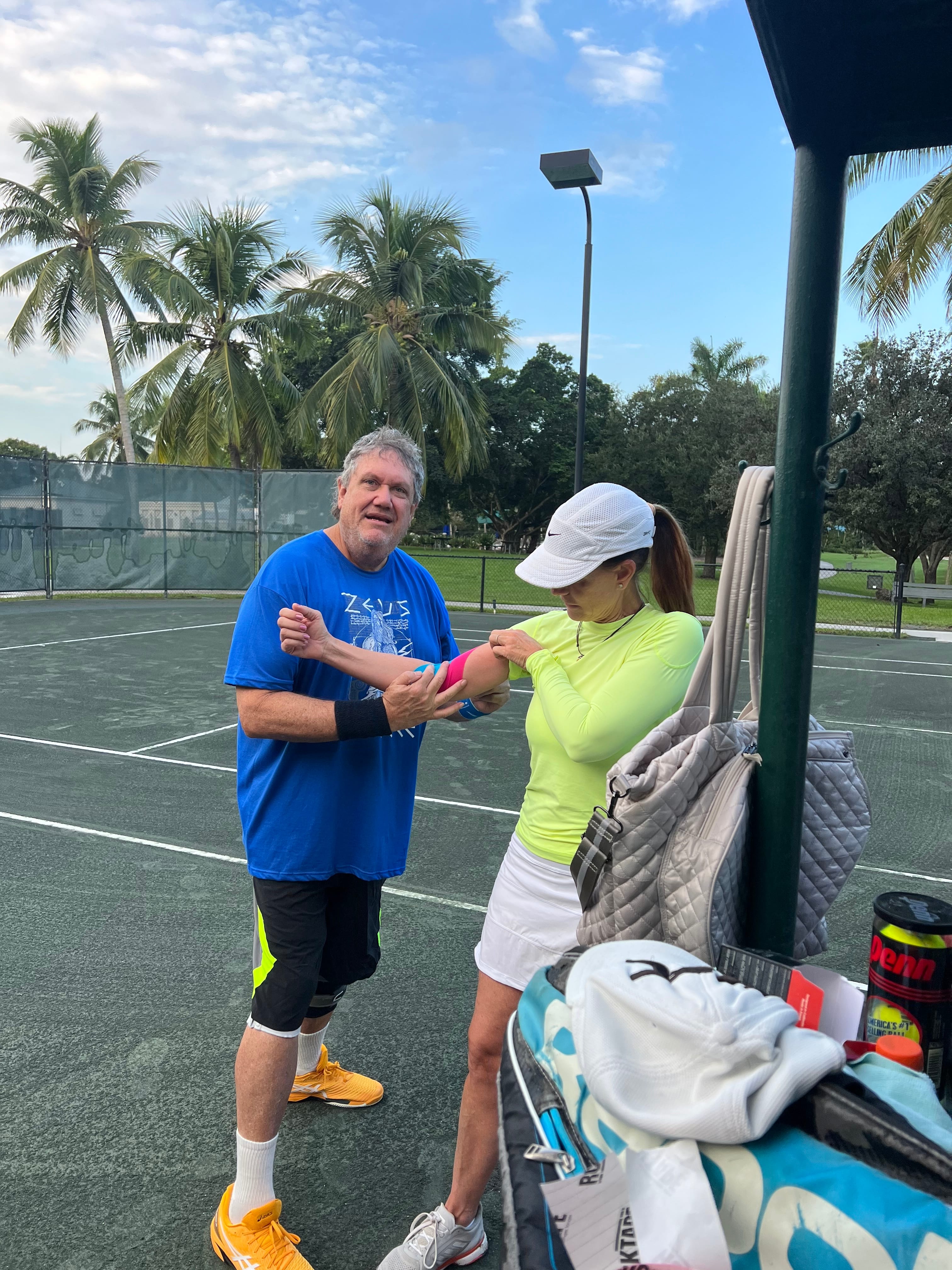 Dr. Corvin discussing treatment plan with workplace injury patient